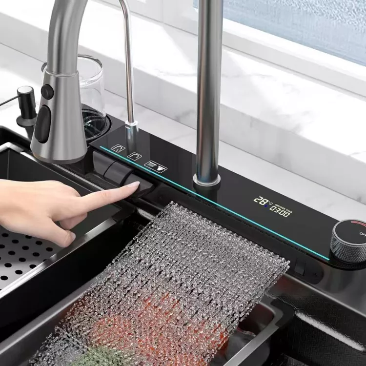 Por que uma torneira inteligente de aço inoxidável com display digital e controle de temperatura é o futuro do controle de água de cozinha moderno