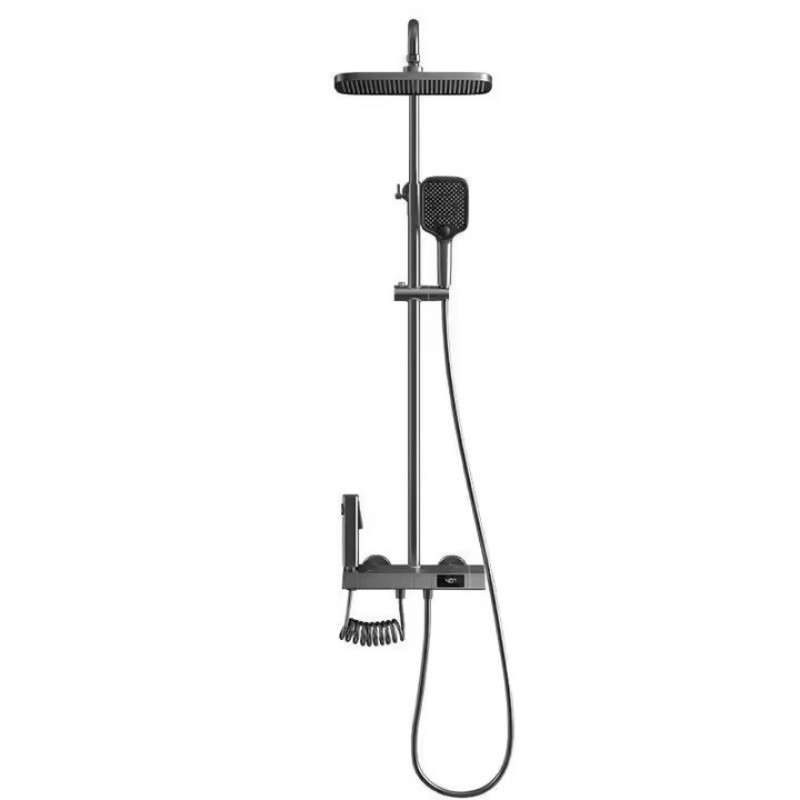 Copper Bathroom Shower Faucet Set