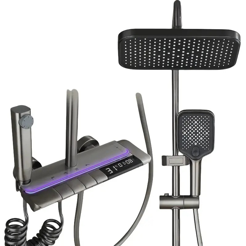 Digital Display Smart Shower System