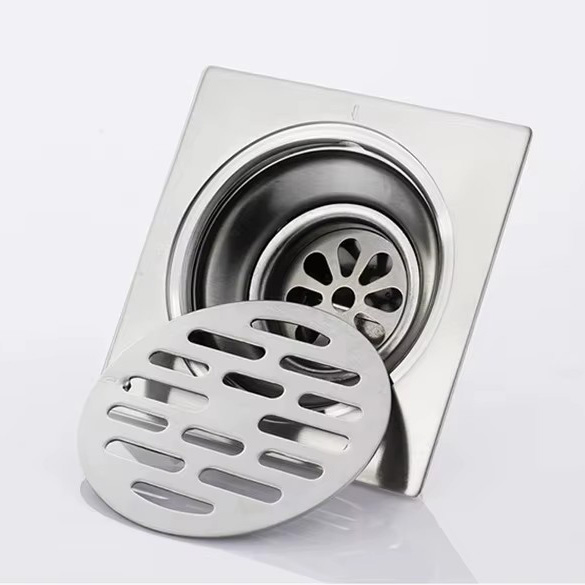Dreno de piso de aço inoxidável