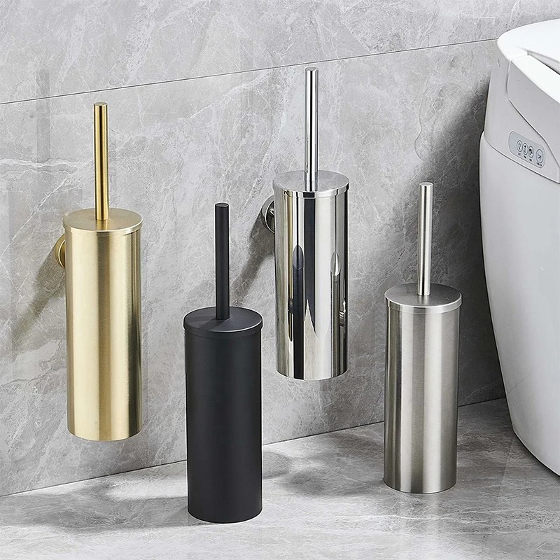 Conjunto de escova sanitária de parede
